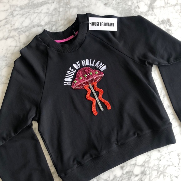NWT House of Holland Spaceship Sweatshirt - Picture 8 of 9